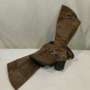 Women's Born  Riding Boots Shoes Size 7.5 M Brown